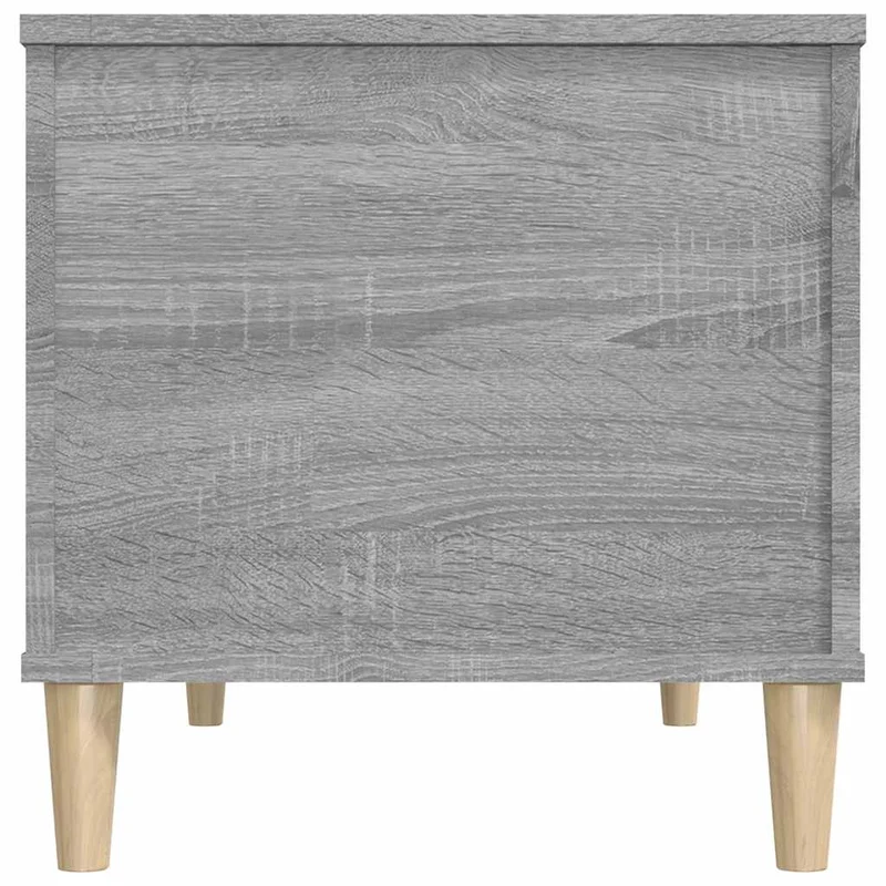 Table basse avec plateau relevable 90 x 44,5 x 45 cm bois d'ingénierie gris DEC040115