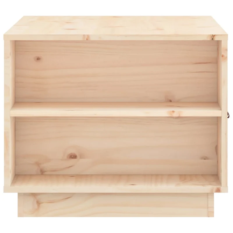Table basse de salon design rustique 100 x 50 x 41 cm bois massif de pin non traité DEC036936