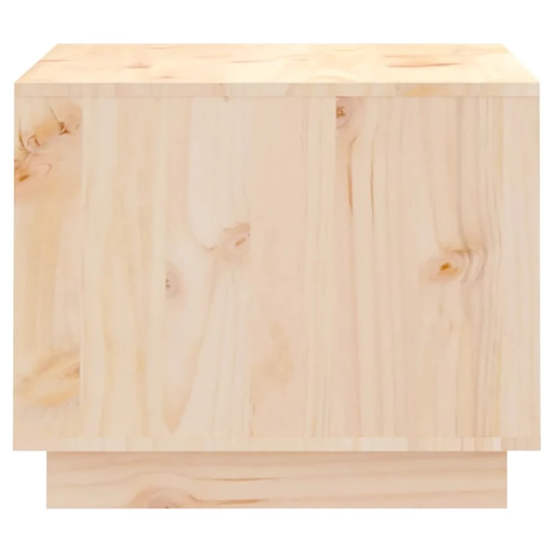 Table basse de salon design rustique 120 x 50 x 40,5 cm bois massif de pin non traité DEC037015