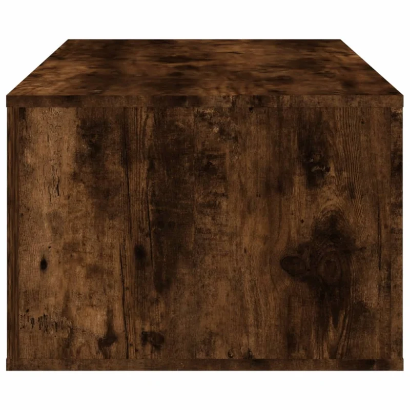 Table basse avec tiroir design rustique 100 x 50,5 x 35 cm bois d'ingénierie marron DEC038313