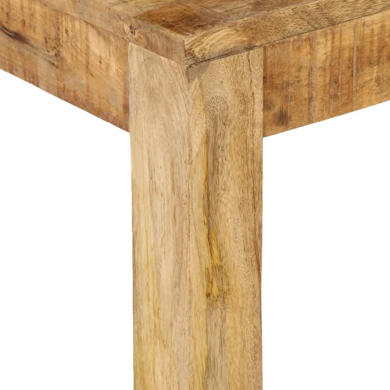 Table basse de salon design rustique 80 x 80 x 40 cm bois de manguier massif DEC037196