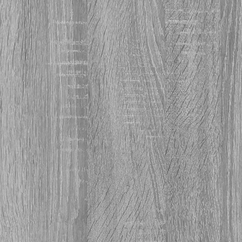 Table basse table d'appoint 68 x 50 x 38 cm bois d'ingénierie gris DEC040074
