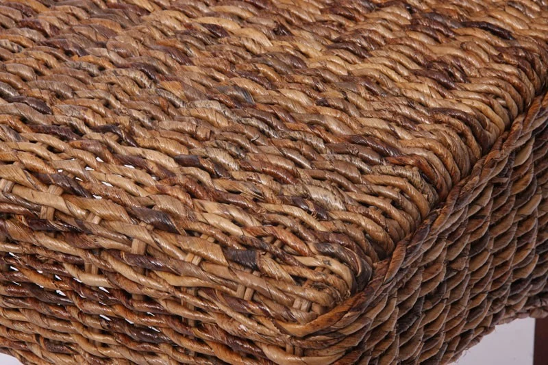 Lot de 6 chaises en rotin banane tressée pieds marron CDS04203