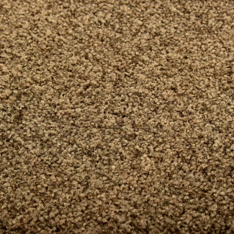 Paillasson lavable 40 x 60 cm PVC antidérapant et polyamide marron DEC040619