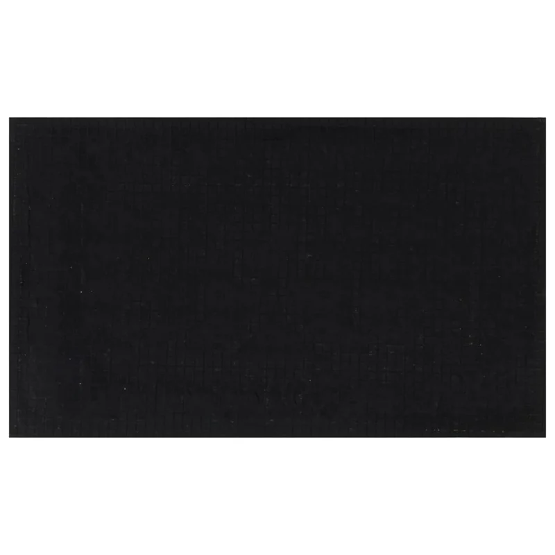 Paillasson rectangulaire 45 x 75 cm caoutchouc et fibre de coco marron DEC040652