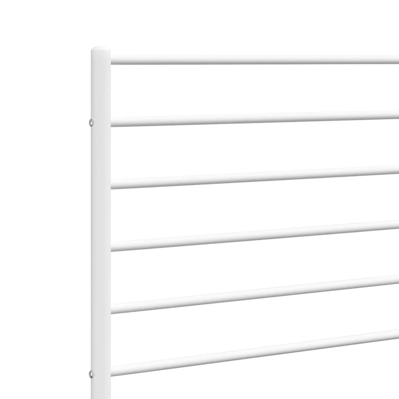 Tête de lit accessoire couchage chambre à coucher meuble 193 cm métal blanc TDL0202465