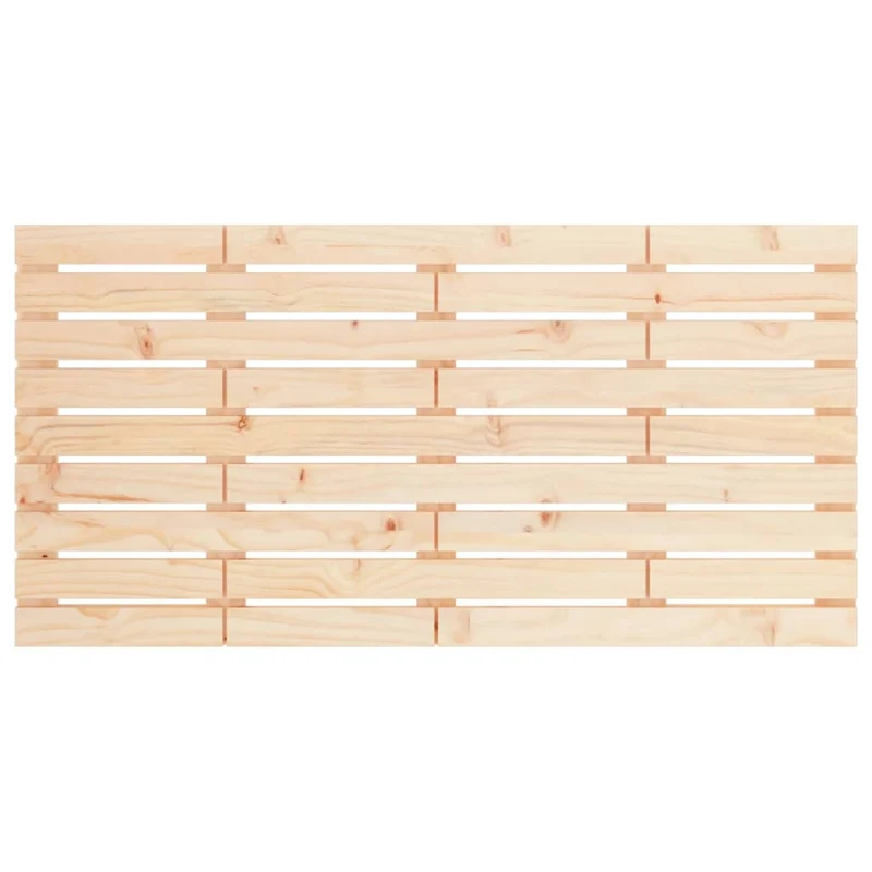 Tête de lit accessoire couchage chambre à coucher meuble murale style palette 126 x 3 x 63 cm bois massif de pin TDL0202788