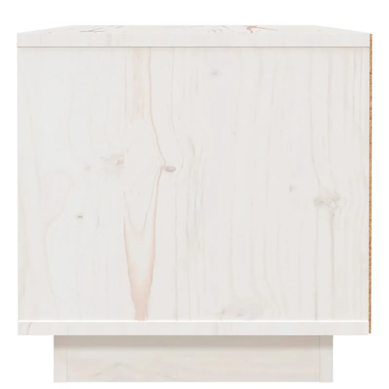 Table de chevet avec tiroir 40 x 34 x 35 cm bois de pin blanc DEC033346