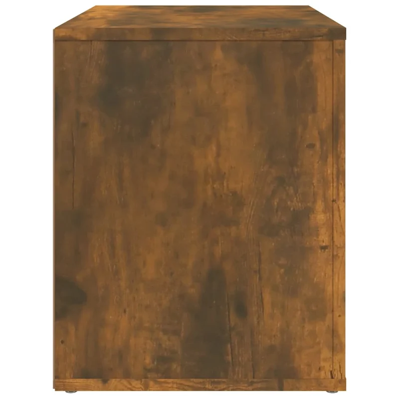 Table de chevet avec tiroirs et compartiment 60 x 36 x 45 cm bois d'ingénierie marron DEC033670