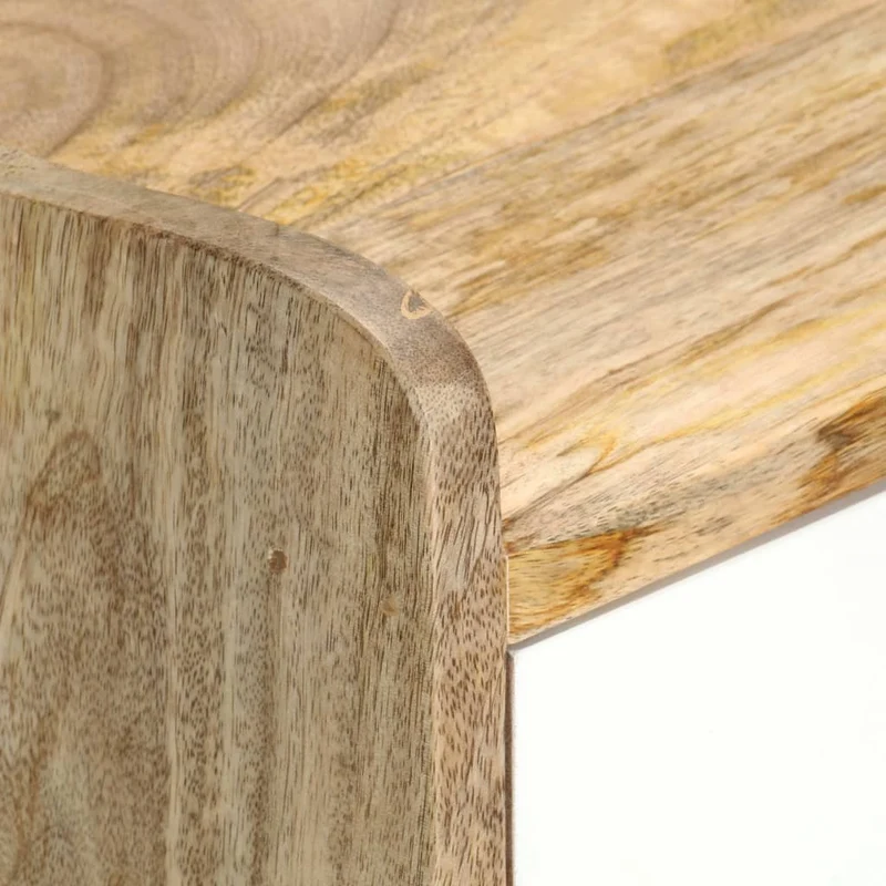 Table de chevet avec 3 tiroirs 47 x 35 x 63 cm bois de manguier solide multicolore DEC033026