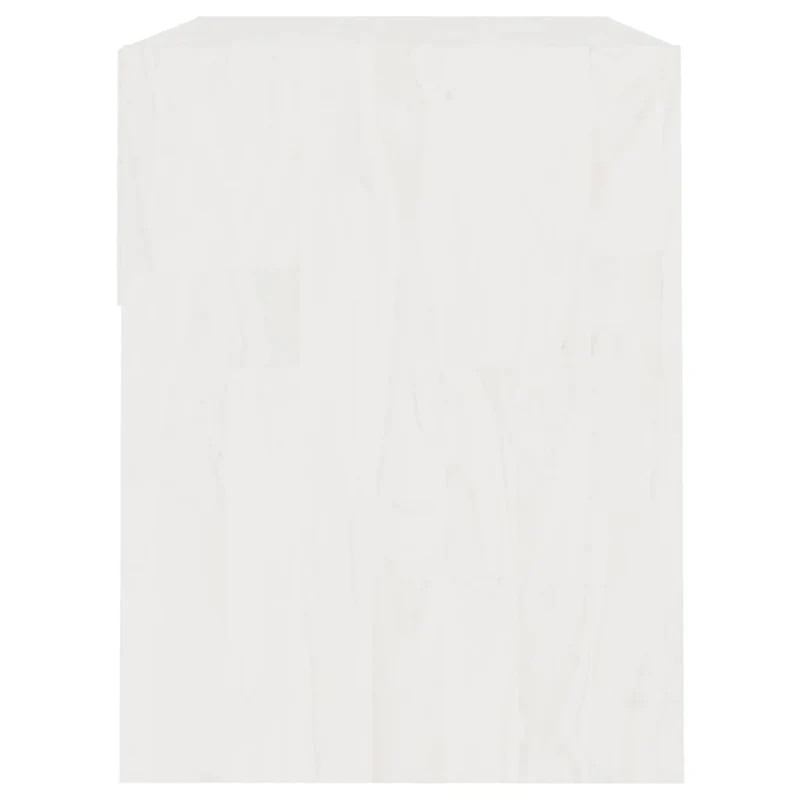 Table de chevet avec compartiment ouvert et tiroir 40 x 31 x 40 cm bois de pin blanc DEC033344