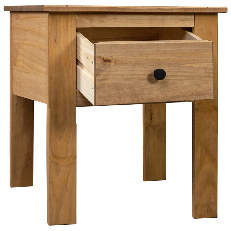 Table de chevet avec tiroir 46 x 40 x 57 cm bois de pin massif DEC033023