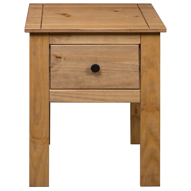 Table de chevet avec tiroir 46 x 40 x 57 cm bois de pin massif DEC033023