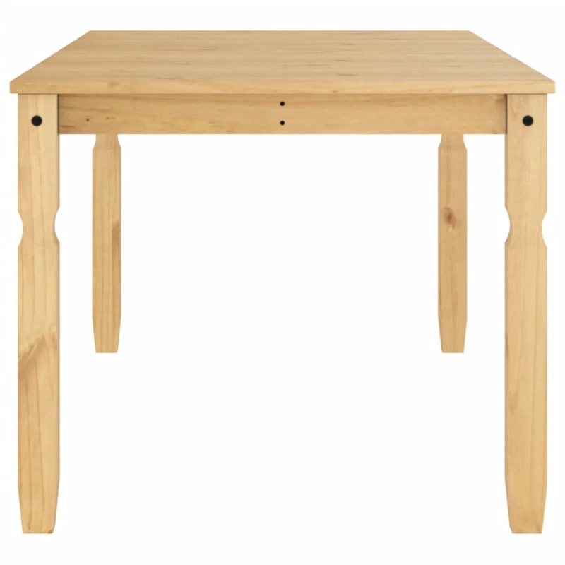 Table de salle à manger design rustique 180 x 90 x 75 cm bois massif de pin DEC036853
