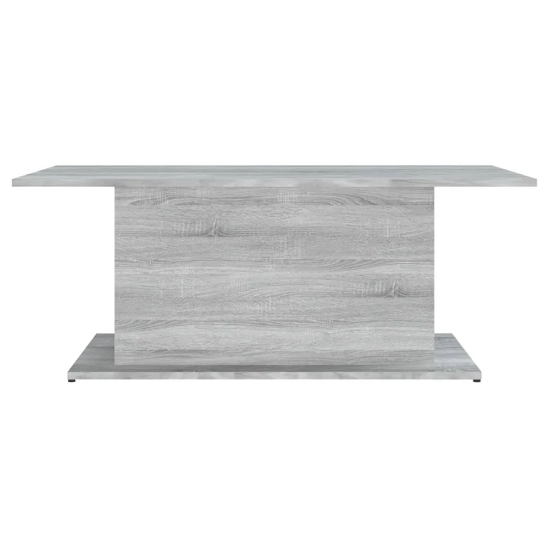 Table basse 102 x 55,5 x 40 cm bois d'ingénierie gris DEC039992