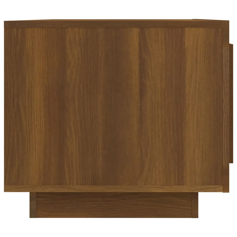 Table basse avec espace de rangement design moderne 102 x 50 x 45 cm bois d'ingénierie marron DEC038637