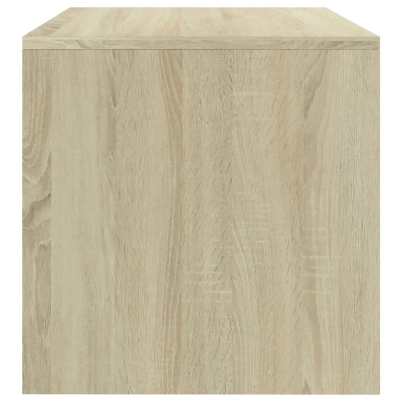 Lot de 2 tables de chevet avec compartiment ouvert 40 x 30 x 30 cm bois ingénierie couleur chêne DEC035226