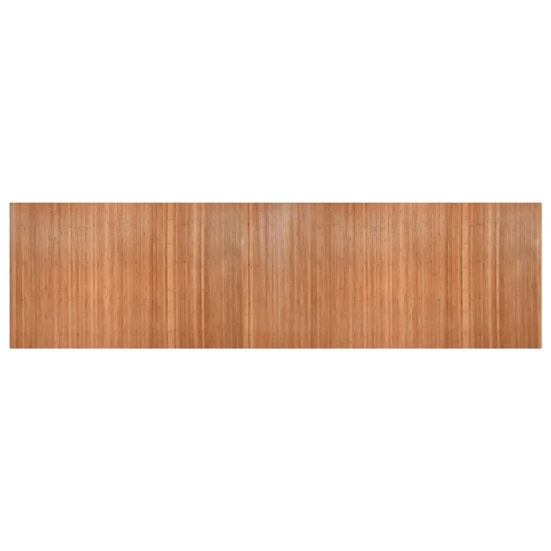 Paravent séparateur de pièce cloison 165 x 600 cm bambou marron clair DEC031156