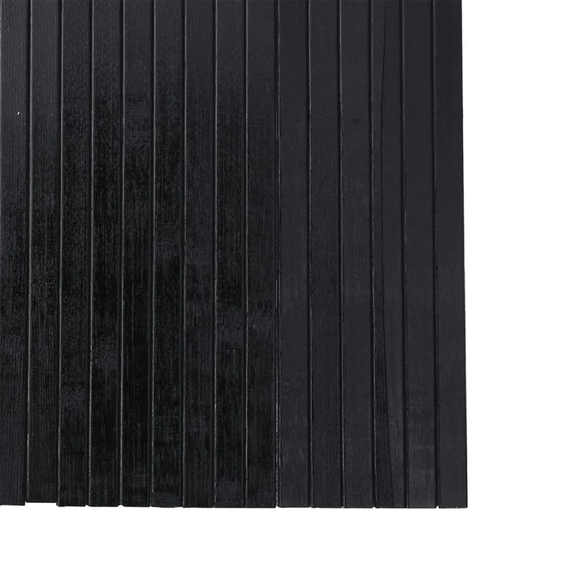 Paravent séparateur de pièce cloison 165 x 250 cm bambou noir DEC031161