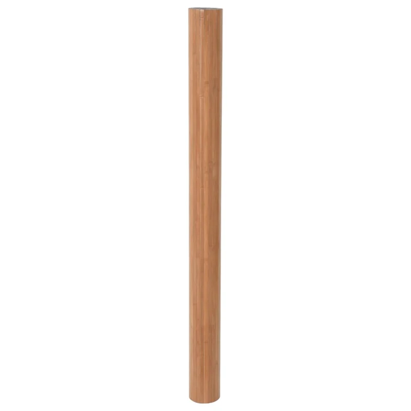 Paravent séparateur de pièce cloison 165 x 400 cm bambou marron clair DEC031155
