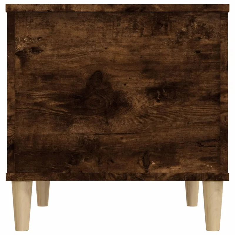 Table basse avec plateau relevable design rustique 60 x 44,5 x 45 cm bois d'ingénierie marron DEC038442