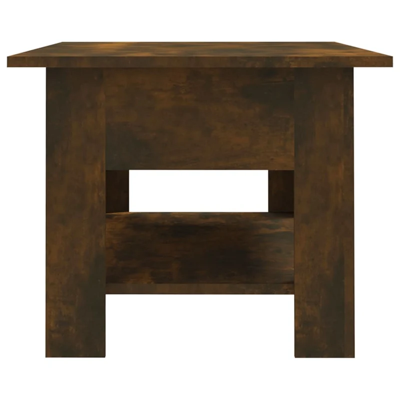 Table basse design rustique 102 x 55 x 42 cm bois d'ingénierie marron DEC038381