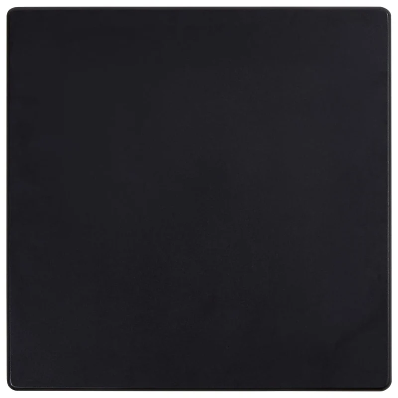 Table d’appoint multifonction table haute 60 x 60 x 111 cm MDF noir et acier DEC036492