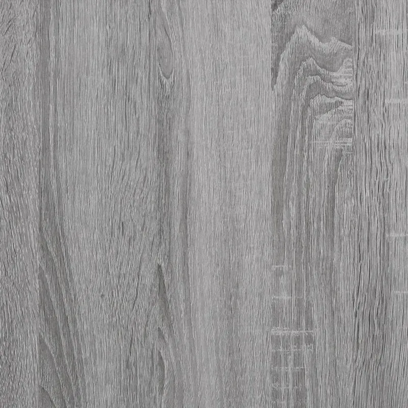 Table d'appoint bout de canapé avec étagère 40 x 30 x 75 cm bois d'ingénierie gris DEC032526