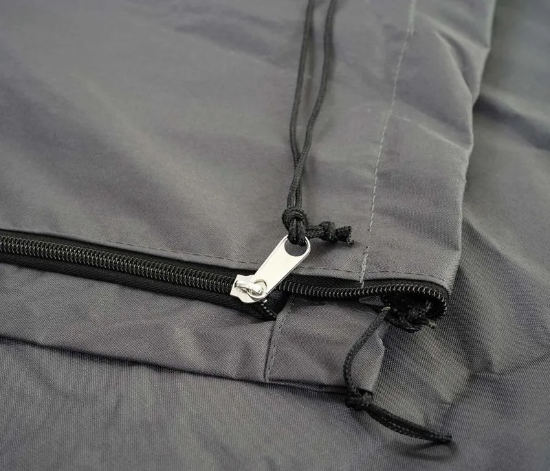 Housse de protection 370 cm pour parasol XXL Couverture avec fermeture éclair – Gris anthracite 04_0007040
