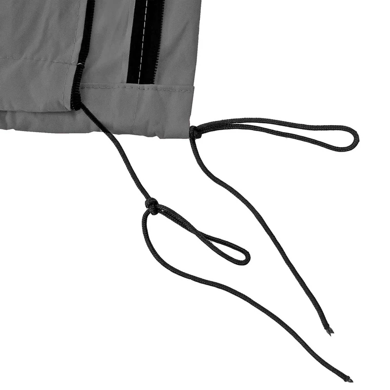 Housse de protection 370 cm pour parasol XXL Couverture avec fermeture éclair – Gris anthracite 04_0007040