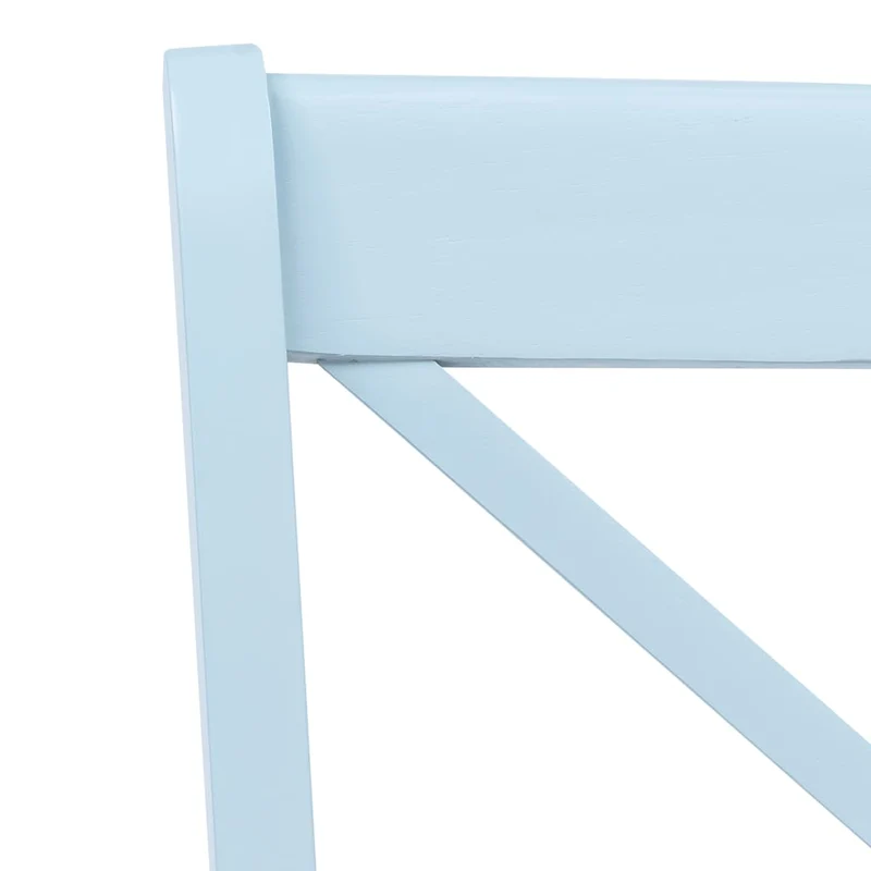 Lot de 2 chaises de salle à manger cuisine design classique bois clair bois d'hévéa massif gris CDS020516