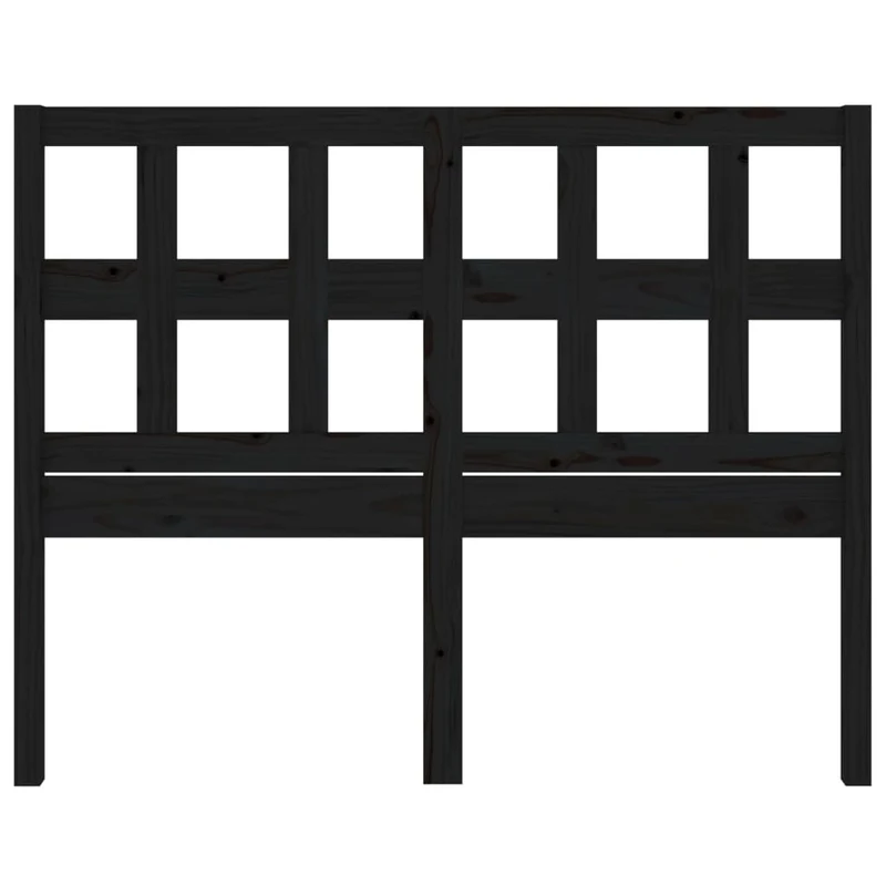 Tête de lit accessoire couchage chambre à coucher meuble 165,5 x 4 x 100 cm bois de pin noir TDL0202226