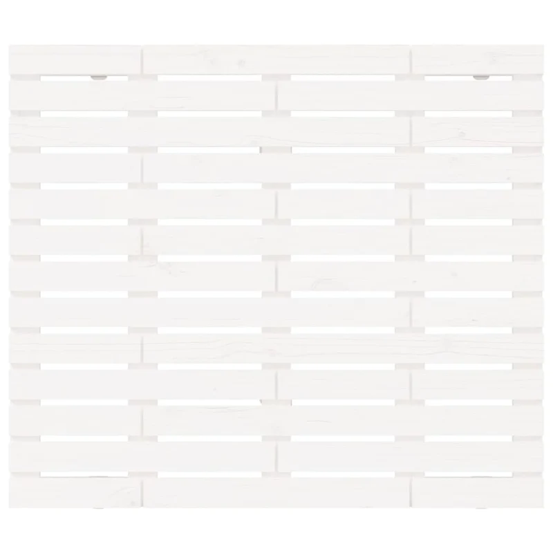 Tête de lit accessoire couchage chambre à coucher meuble murale style palette 146 x 3 x 91,5 cm bois massif blanc TDL0202718