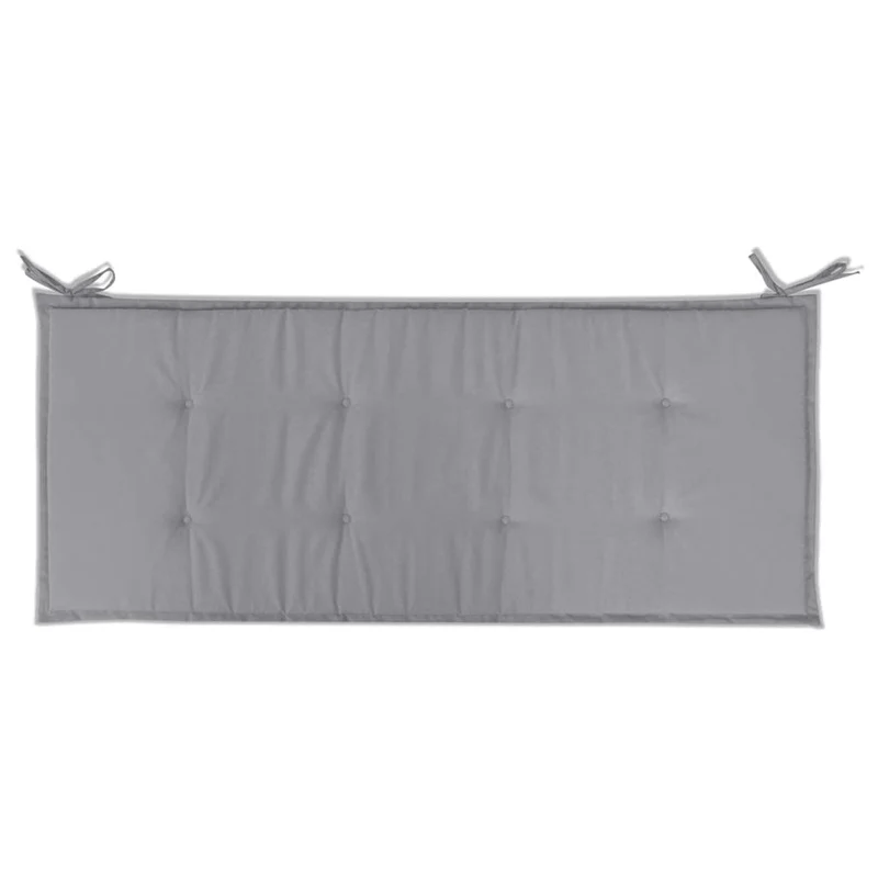 Coussin de banc de jardin Gris 120 x 50 x 3 cm DEC021555