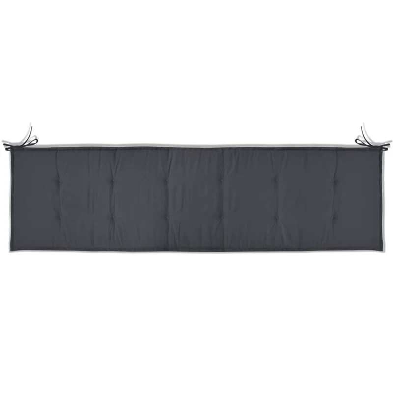 Coussin de banc de jardin Anthracite 180 x 50 x 3 cm DEC021553