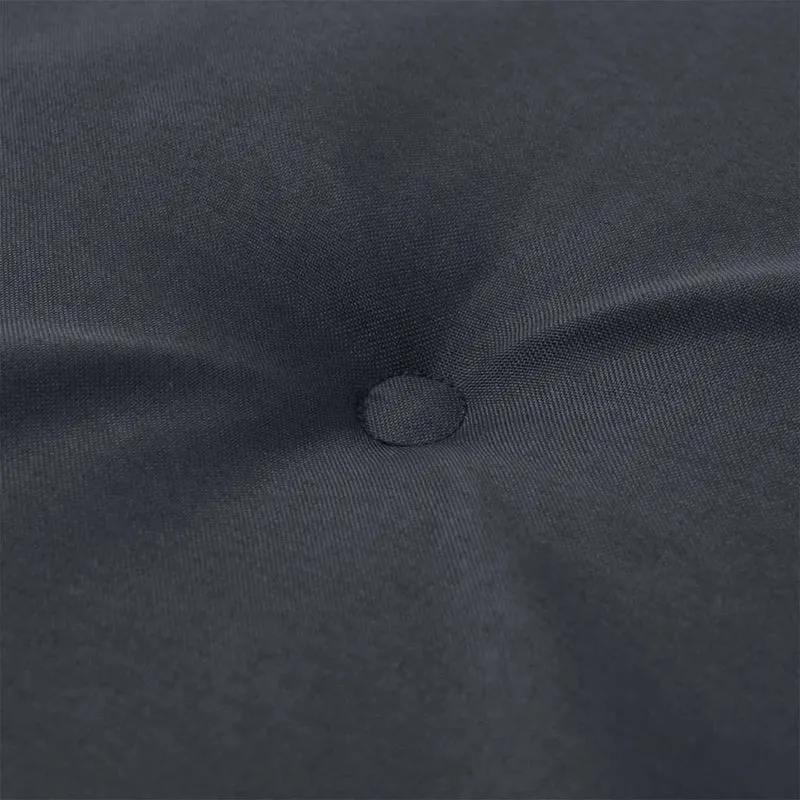 Coussin du banc de jardin en tissu anthracite 100x50x3 cm DEC021550