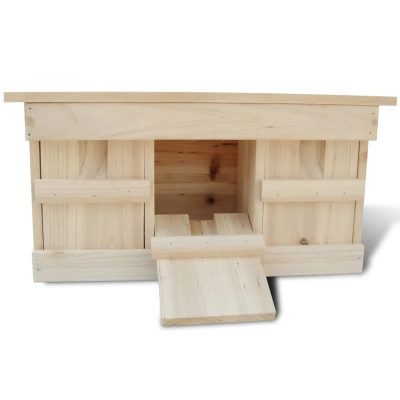 Maison pour oiseaux nichoir pour moineau 44 x 15,5 x 21,5 cm DEC020835
