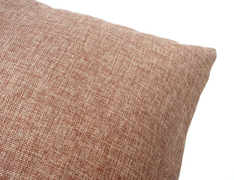 Coussin marron/noir 45x45 cm déhoussable DEC04073