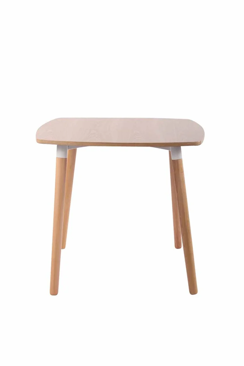 Table de cuisine table d'appoint en bois couleur nature hauteur 75 cm TAB10028
