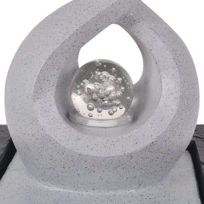 Fontaine d'intérieur avec lampe LED Polyrésine 21,5x19x28 cm DEC020766