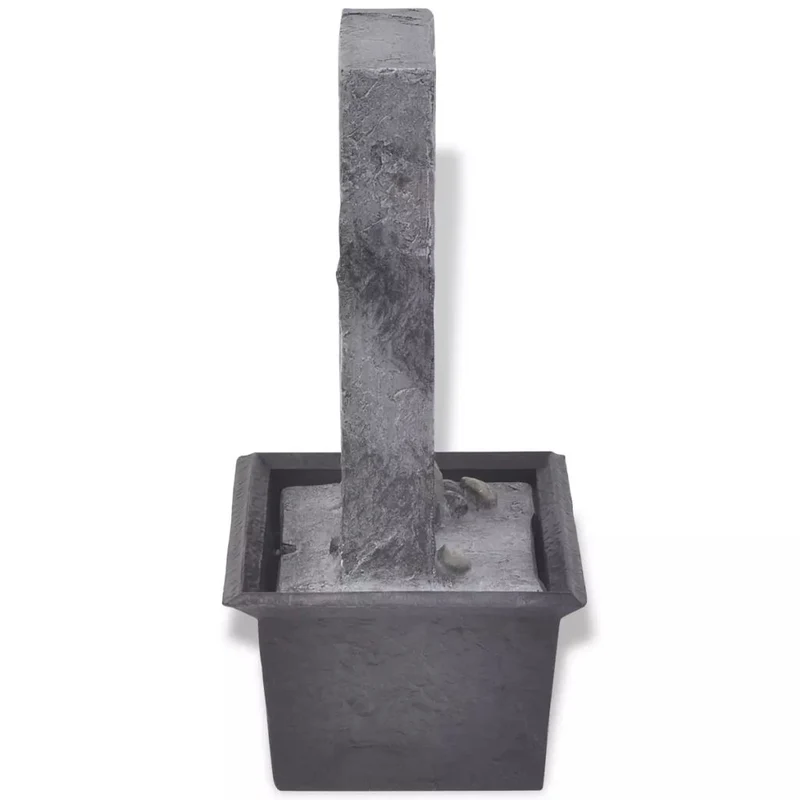 Fontaine d'intérieur avec lumière LED Poly-résine 15,8x11,8x24 cm DEC020758
