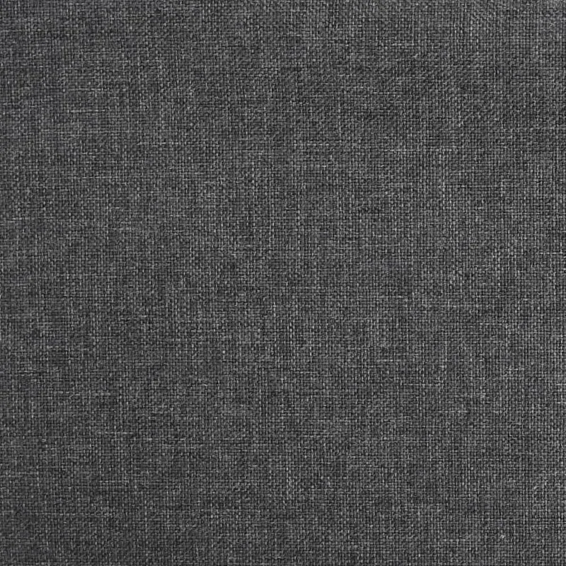 Lot de 2 tabourets de bar chaises hautes hauteur réglable en tissu gris foncé et acier DEC029712