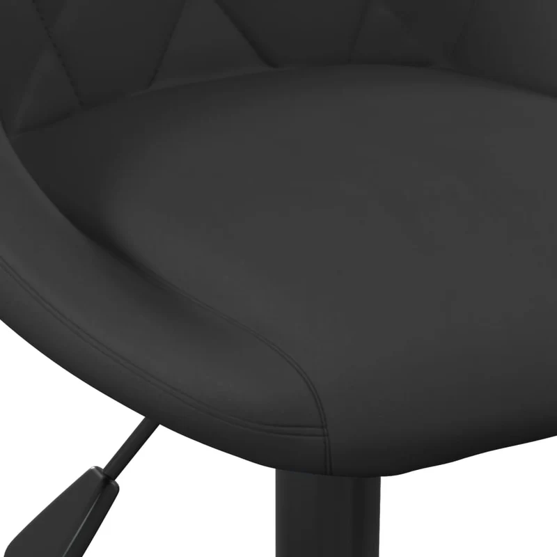 Tabouret de bar x1 chaise haute en velours et acier noir DEC029530