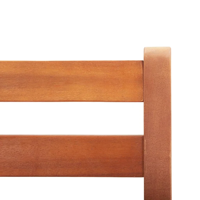 Tabourets de bar x4 chaises haute design rustique en bois d'acacia marron DEC029412