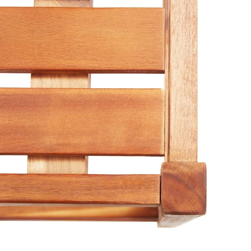 Tabourets de bar x4 chaises haute design rustique en bois d'acacia marron DEC029412