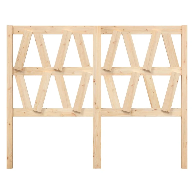 Tête de lit accessoire couchage chambre à coucher meuble 146 x 4 x 100 cm bois de pin massif TDL0206692