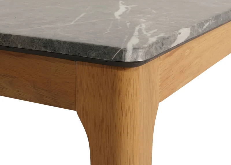 Table basse table d'appoint en bois plateau HDF 46x120x70 cm aspect marbre 04_0008461