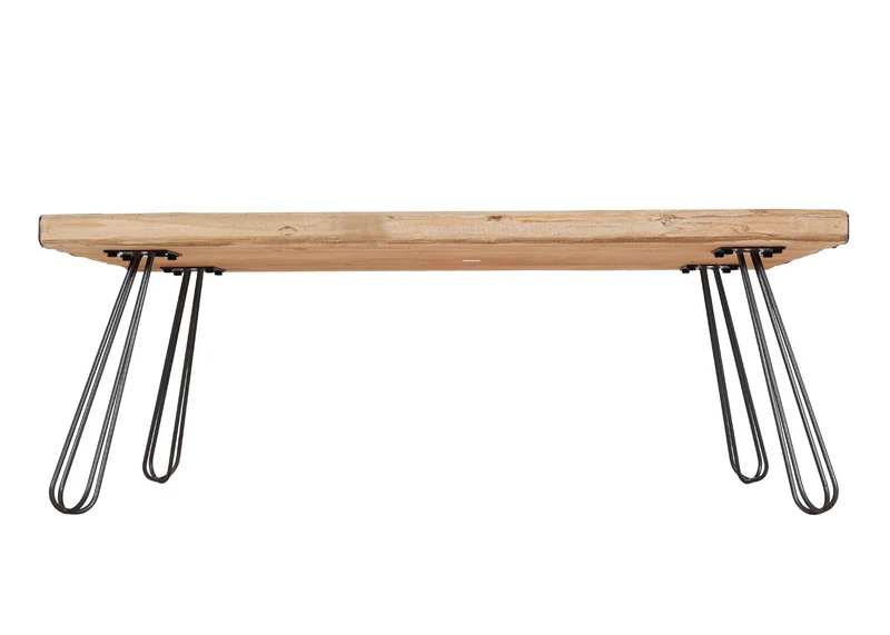 Table basse design industriel bois et fer 120 x 60 cm 04_0008440
