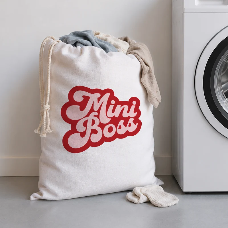 Sac à linge Grand format Mini Boss Rose