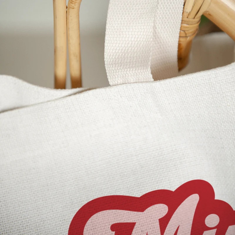 Tote bag Anse en toile Mini Boss Rose
